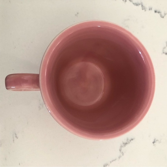 VTG Fiestaware Rose Pink Retired Ring Handle Mug~Collectible - Picture 6 of 8